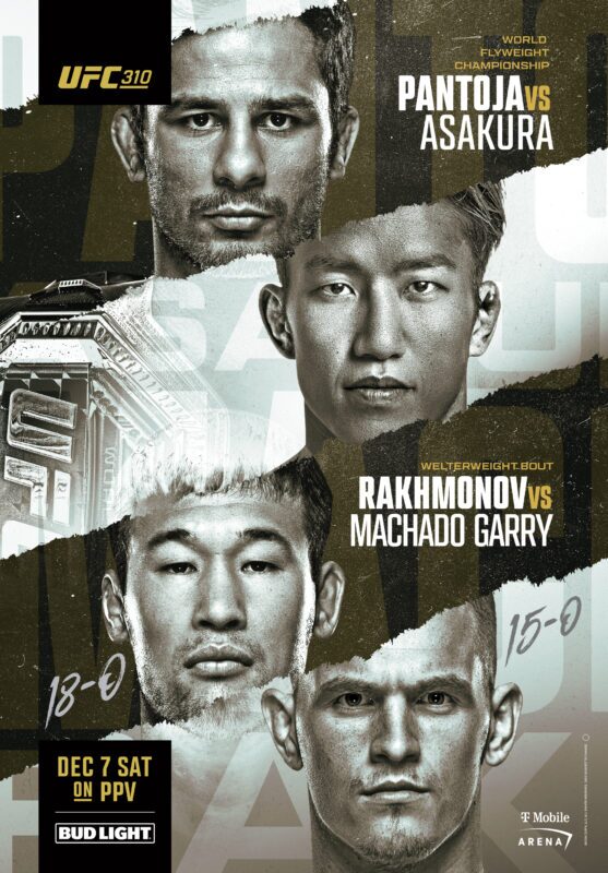 official ufc 310 poster