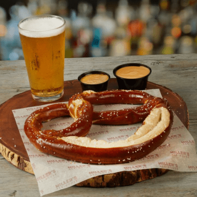 Warm Bavarian Pretzel