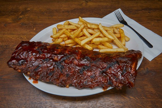 millers ale house baby back ribs special